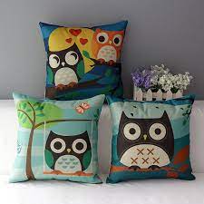 Check spelling or type a new query. Cute Owl Decorative Throw Pillows Cartoon Kids Cushion Covers Home Sofa Car Pillowcases Cotton Sets Of Linen Vintage 50pcs Cushion Cover Kids Cushion Coverscushion Cover Home Aliexpress