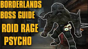 Borderlands- Roid Rage Psycho [Boss Guide] - YouTube