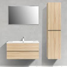 Maybe you would like to learn more about one of these? Ensemble Meuble De Salle De Bain 100 Cm Chene Clair Salle De Bain