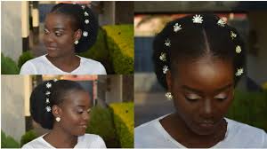Wedding hairstyle for medium hair. 13 Breathtaking Natural Hair Updos For Weddings The Blessed Queens