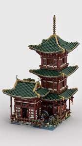 Temple Of Hermit Lego Architecture Lego Building Lego Design