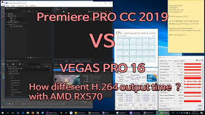 Premiere pro is what my sister usually uses for youtube and daily professional work. Premiere Cc 2019 Vs Vegas Pro 16 Rendering Test Premiere Youtube