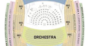 awesome kauffman center seating chart with rows seating chart