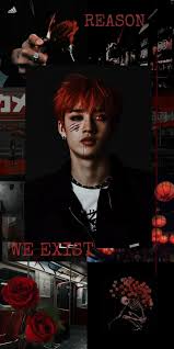 A collection of the top 42 stray kids aesthetic wallpapers and backgrounds available for download for free. Stray Kids Bangchan Top Tower Of God Op Red Aesthetic Grunge Red And Black Wallpaper Red Aesthetic