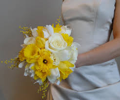 Passion Floral Daffodil Wedding Bridal Bouquet Spring Wedding Wishlist