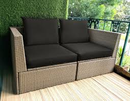 Sunbrella Ikea Outdoor Slip Cover Ikea Cushion Covers Ikea Decor Bespoke Arholma Covers Solid Black Ikea Outdoor Ikea Chair Cover Ikea Decor