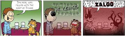 Jon has no mouth} jon: Square Root Of Minus Garfield 2140 Zalgo Know Your Meme