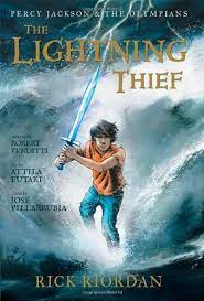 Answer the following questions in point form Percy Jackson And The Olympians The Lightning Thief The Graphic Novel Percy Jackson The Olympians Riordan Rick Venditti Robert Futaki Attila Villarrubia Jose Amazon De Bucher
