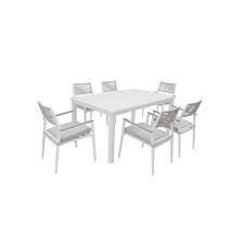 Check spelling or type a new query. Fp Collection Palm Cove Outdoor 6 Seater Dining Rope White