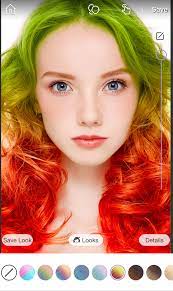 Fashion Gradient Hair Color Try It On Perfect365 Before Go To Salon Hair Color Rainbow Hair Try Different Hairstyles