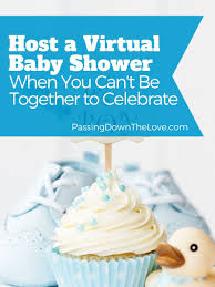 Long Distance Baby Shower In 2020 Virtual Baby Shower Virtual Shower Long Distance Baby Shower