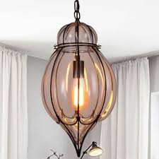 Clear Glass Teardrop Hanging Pendant Light Industrial Style Single Pendant Lighting In Black For Restaurant Takeluckhome Com