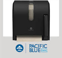 Pacific Blue Basic® Recycled Paper Towel Roll by GP PRO (Georgia-Pacific),  Brown, 26401, 350 Feet Per Roll, 12 Rolls Per Case