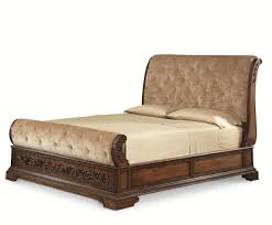 King Upholstered Sleigh Bed