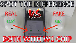 Dont Get Scammed Real Apple Airpods Vs Fake Airpods With W1 Chip Full Comparison Youtube