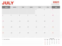 The pdf version is typeable. July 2021 Calendar For Powerpoint And Google Slides Presentationgo
