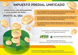 El contribuyente debe pagar el impuesto de acuerdo con las tarifas señaladas en el estatuto tributario municipal. Informacion Impuesto Predial Unificado Alcaldia Municipal Santa Ana Magdalena Facebook