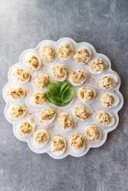 Easy Deviled Eggs Recipe A Table Full Of Joy Recipe Deviled Eggs Easy Egg Recipes Recipes