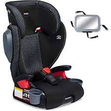 Britax Highpoint Belt Positioning Booster Seat With Back Seat Mirror Cool Flow Grey Review Booster Seat Car Seats Booster Car Seat