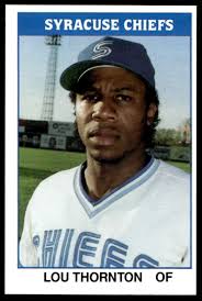 1987 TCMA Syracuse Chiefs 21 Lou Thornton Syracuse Chiefs Baseball Card