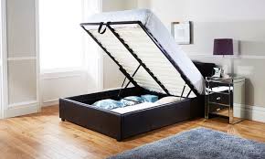 Ottoman Storage Bed Frame With Optional Memory Foam Or Bonnell Mattress Bed Frame With Storage Ottoman Storage Bed Bed Frame With Mattress