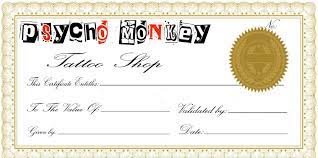 Gift card holiday event of the season! Tattoo Gift Certificate Tribal Tattoos X