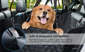 Other features of this dog car hammock include a mesh window panel to allow for optimum ventilation and to help you to keep an eye on your pooch while on the go. Docatgo X Large 152x163cm Upgraded Version Dog Seat Cover Pet Car Seat Cover Heavy Duty Waterproof Machine Washable Dog Car Hammock With Seatbelts For Car Trucks And Suvs Automotive Seat Covers