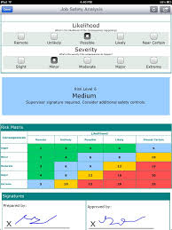 jsa risk assessment template job safety analysis form