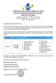 Jabatan air headquarters, kota kinabalu attended by: Notis Catuan Bekalan Air Di Jabatan Air Negeri Sabah Facebook