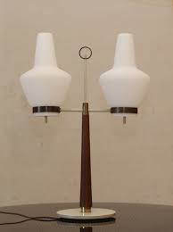 Floor lamp designed by gerald thurston for lightolier, c. Double Hurricane Lamp Designed By Gerald Thurston For Lightolier Coastal Mod