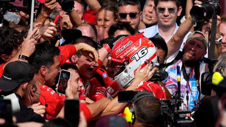 Charles Leclerc on British GP win: 'Tough times never last, only tough people do'