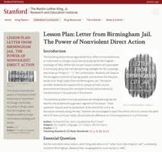 Check spelling or type a new query. Letter From Birmingham Jail Lesson Plans Worksheets Lesson Planet
