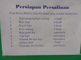 Persiapan melahirkan yang perlu dibawa. Persiapan Persalinan Yg Harus Dibawa Ibuhamil Com