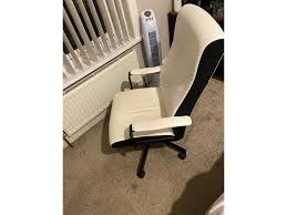 Ameriwood home parsons desk with drawer, white $89.75. Ikea S Millberget Office Chair White In Ryde Expired Wightbay