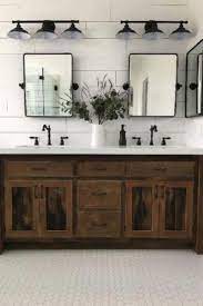 Searching For Ways To Create The Perfect Modern Farmhouse Or Love The Idea Of Mixing Rust Rustic Master Bathroom Master Bathroom Decor Bathroom Remodel Master