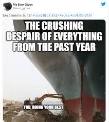 Programs will now skip sequences that are too long, rather than dying. The Ship Isn T Moving In Suez Canal But Social Media Memes Are