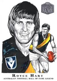 Royce Hart Hof Legend Jpg Richmond Football Club Sports Art Richmond Afl