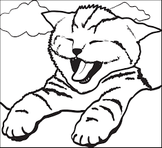 700x640 coloring pages cat free printable cute kitty cat yawning coloring. Printable Cute Kitty Cat Yawning Coloring Page For Kids Supplyme