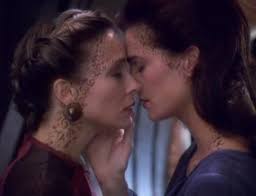 Terry Farrell and Susanna Thompson