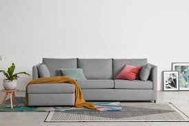 A sleeper sofa is one of the trickiest furniture purchases you can make because you want it to be comfortable to sit finding a sleeper sofa that's comfortable, attractive, and fits your budget is a true. Milner Left Hand Facing Corner Storage Sofa Bed With Foam Mattress Granite Grey Made Com