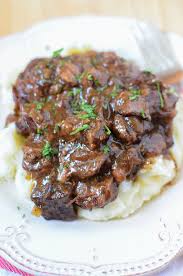 Slow Cooker Sirloin Beef Tips In Mushroom Gravy Recipe Slow Cooker Beef Best Mushroom Recipe Crock Pot Cooking