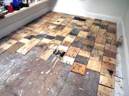 Redoing A Floor With Free Pallet Wood Pallet Floors Wood Pallets Diy Wood Floors