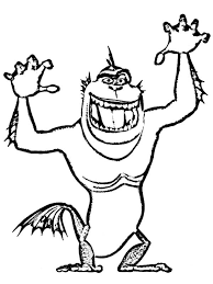 Today we will be coloring missing link from monsters vs aliens, grab your coloring pencils, and let's add some colors and have a blast. The Missing Link From Monster Vs Aliens Coloring Page Color Luna Monsters Vs Aliens Coloring Pages Alien