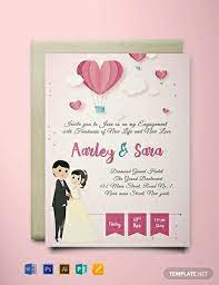 Elegant Engagement Invitation Card Template Free Pdf Word Doc Psd Apple Mac Pages Illustrator Publisher Engagement Invitation Cards Engagement Invitations Invitation Card Format