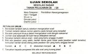 Maybe you would like to learn more about one of these? Download Soal Ujian Sekolah Pkn Kelas 6 Dan Kunci Jawaban Doc Peranti Guru