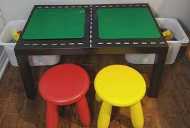 Diy Lego Table With Storage Easy Ikea Hack The Kids Wlll Love In 2020 Lego Table Diy Lego Table With Storage Lego Table