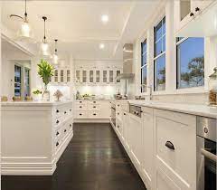 This is more in line with the white color and it looks more elegant. Yay Or Nay Dark Wooden Kitchen Floor