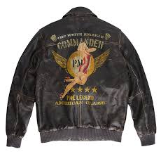 Original Ma 1 Pme Legend Bomber White Knuckle Hand Painted Nose Art Series By Josh Flight Jackets Tolstovka Kurtka Bomber