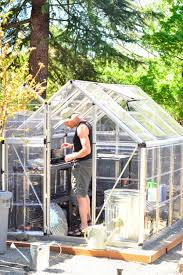 The vaughan house greenhouse located in virginia. Diy Garden Project Lowe S Home Improvement Polycarbonate Greenhouse Reluctant Entertainer