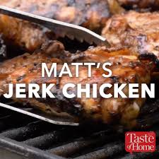 Matt S Jerk Chicken Recipe Video Jerk Chicken Recipe Food Recipes